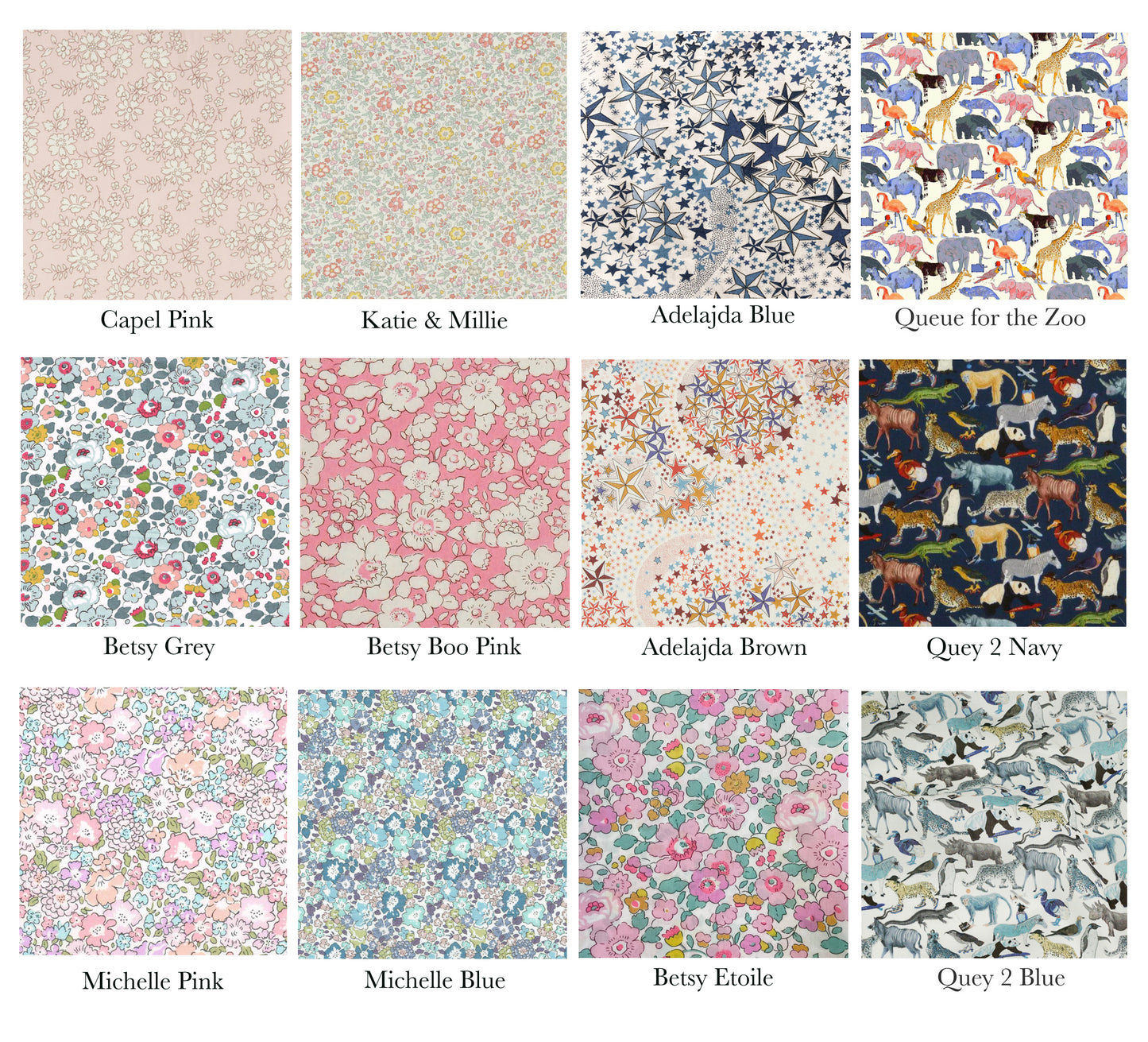 Blue Linen Stripe Personalised Gift Sack