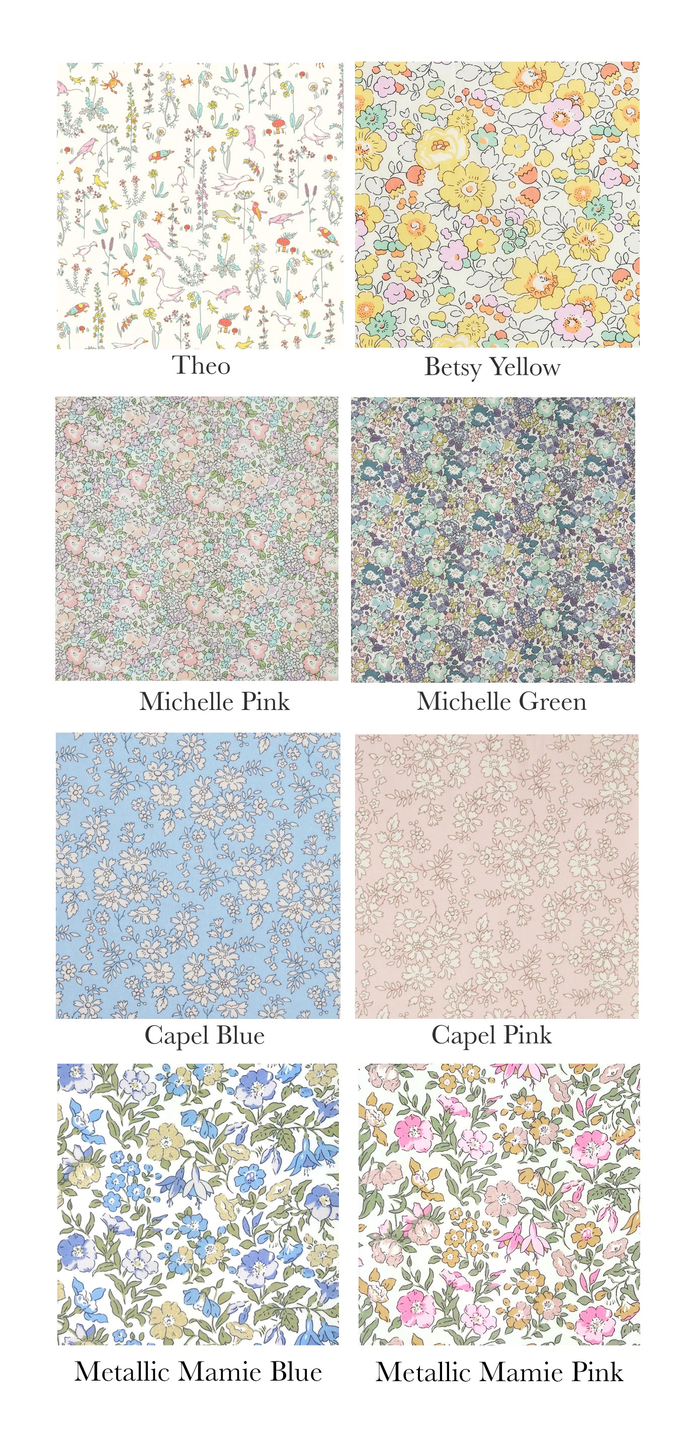 Liberty Print Easter Basket Bow