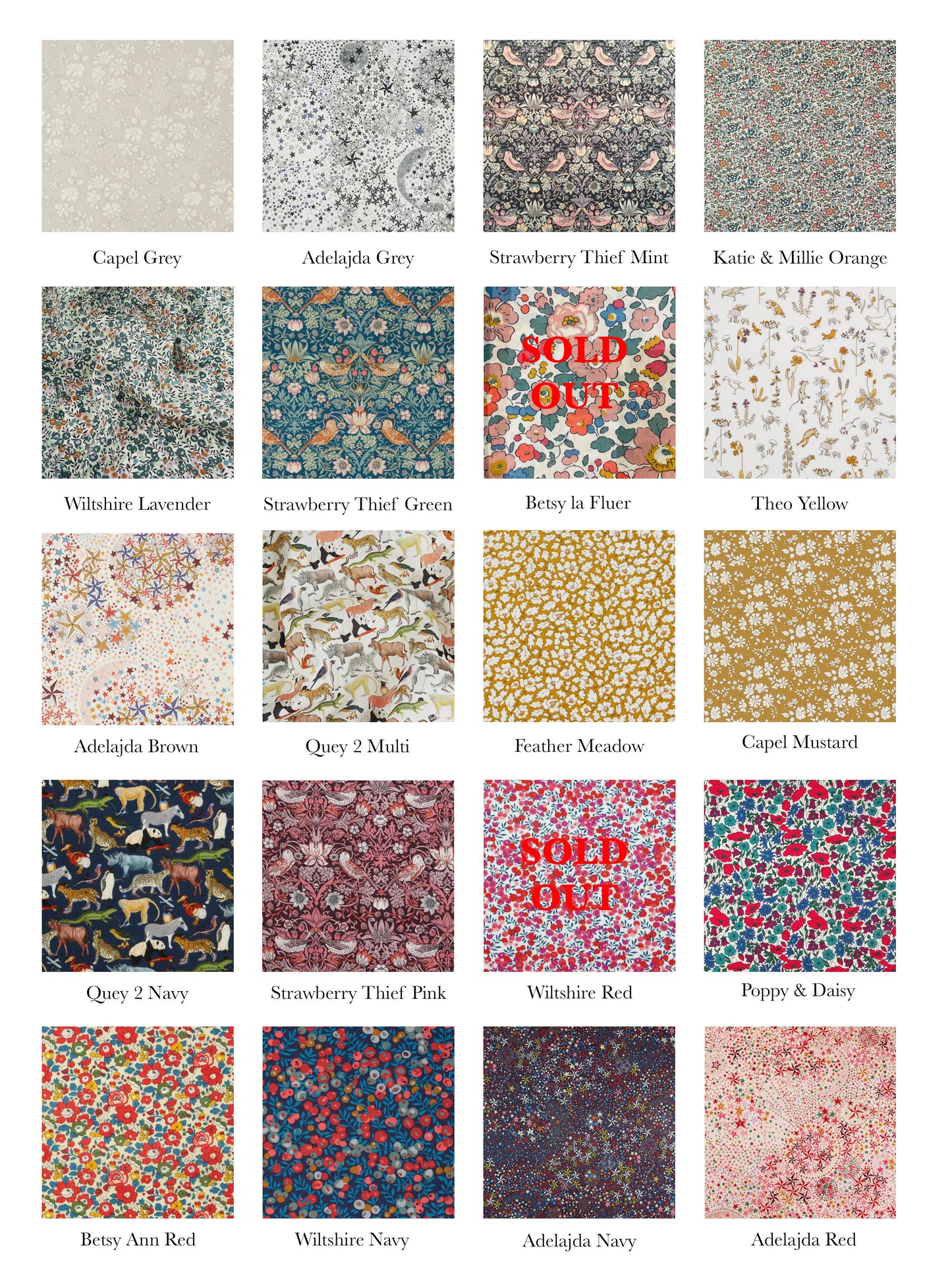 Liberty Print Personalised Bunting Mixed Prints