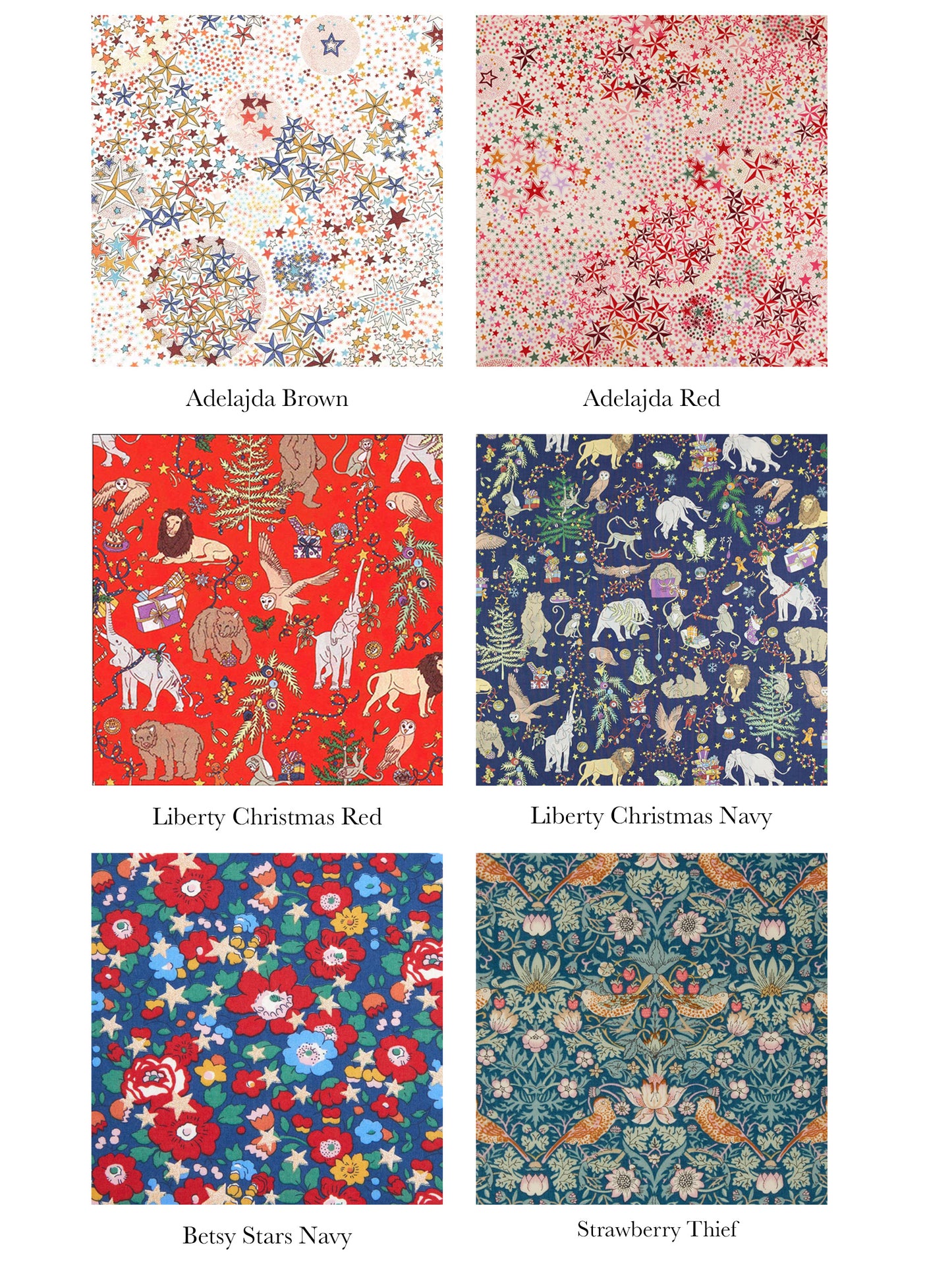 Narrow Liberty Fabric Bow
