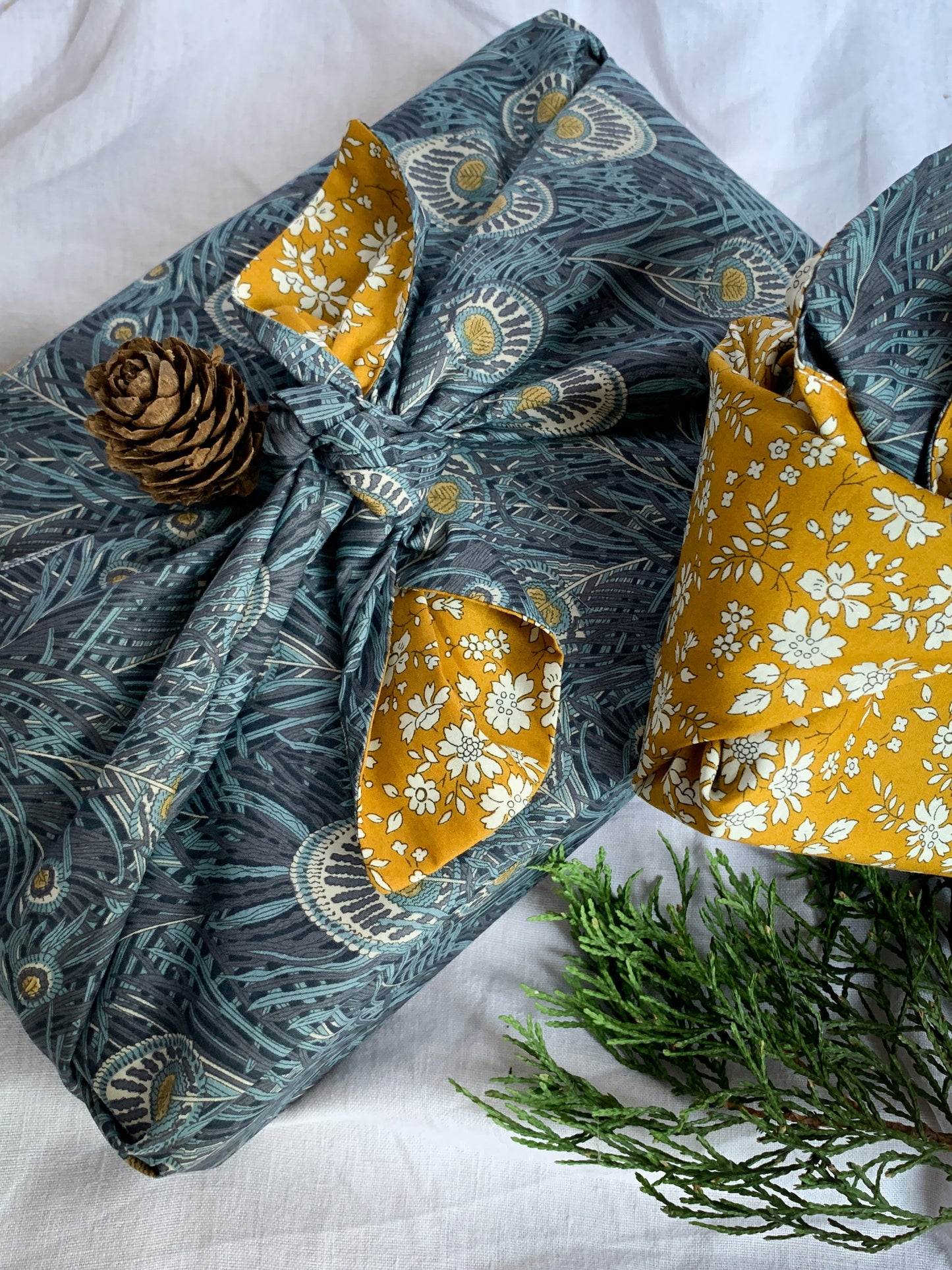 Hera/Capel Mustard Furoshiki Wrap