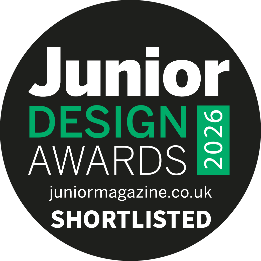 Junior design Awards 2026 Shortlisted badge