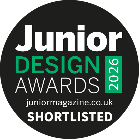 Junior design Awards 2026 Shortlisted badge