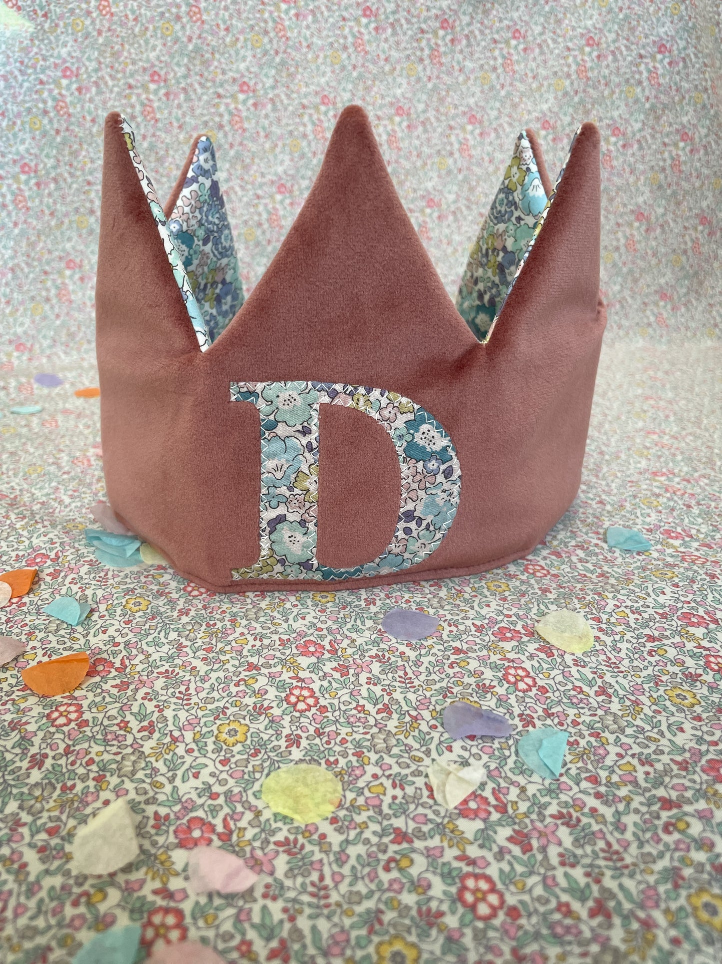 Rose Velvet Birthday Crown