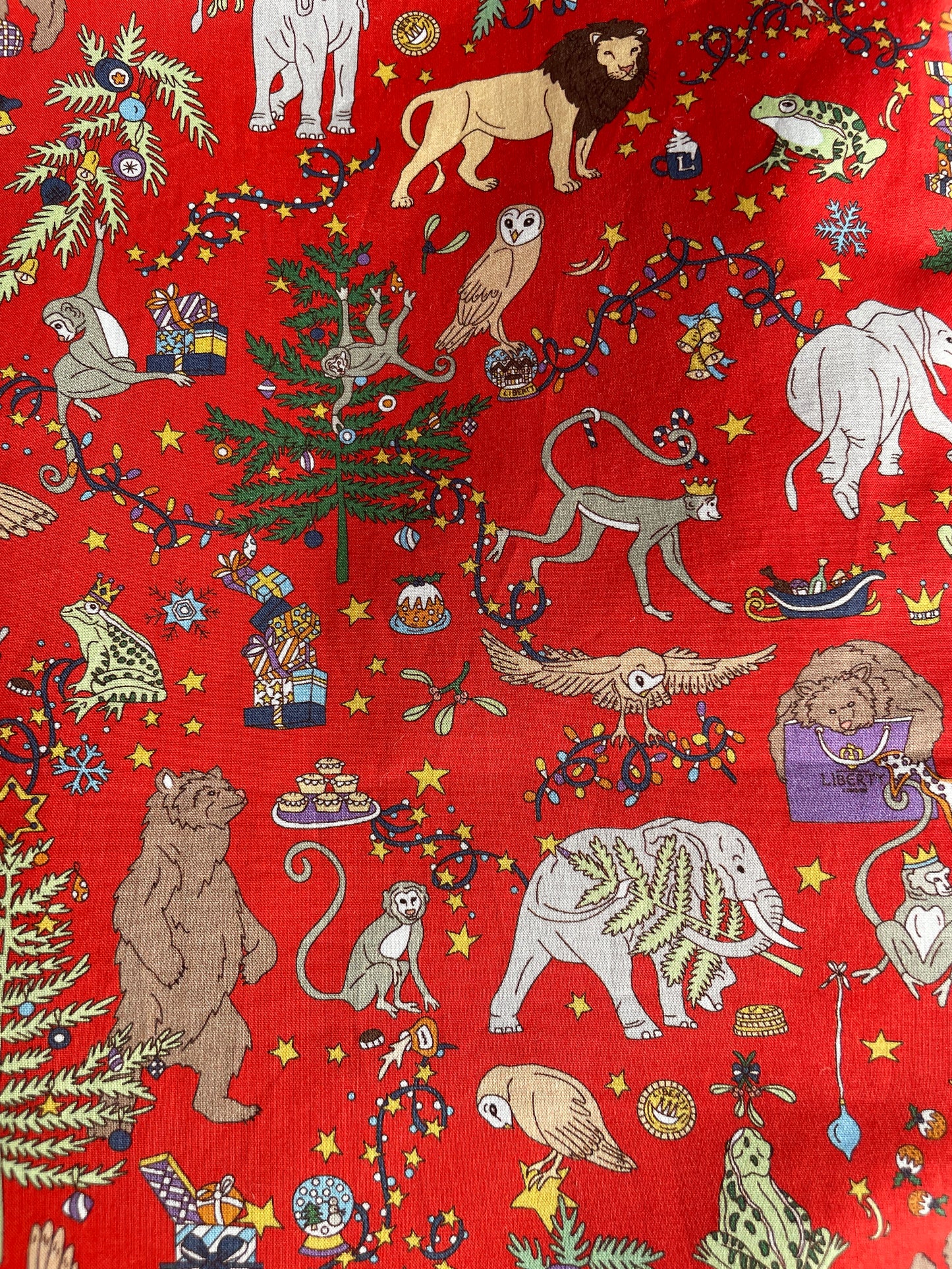 Liberty Christmas Red Gift Sack
