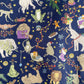 Liberty Christmas Navy Gift Sack