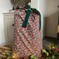 Liberty London Emma Etoile Print Gift Bag with Velvet Green Ribbon Sustainable Giftwrapping Santa Sack
