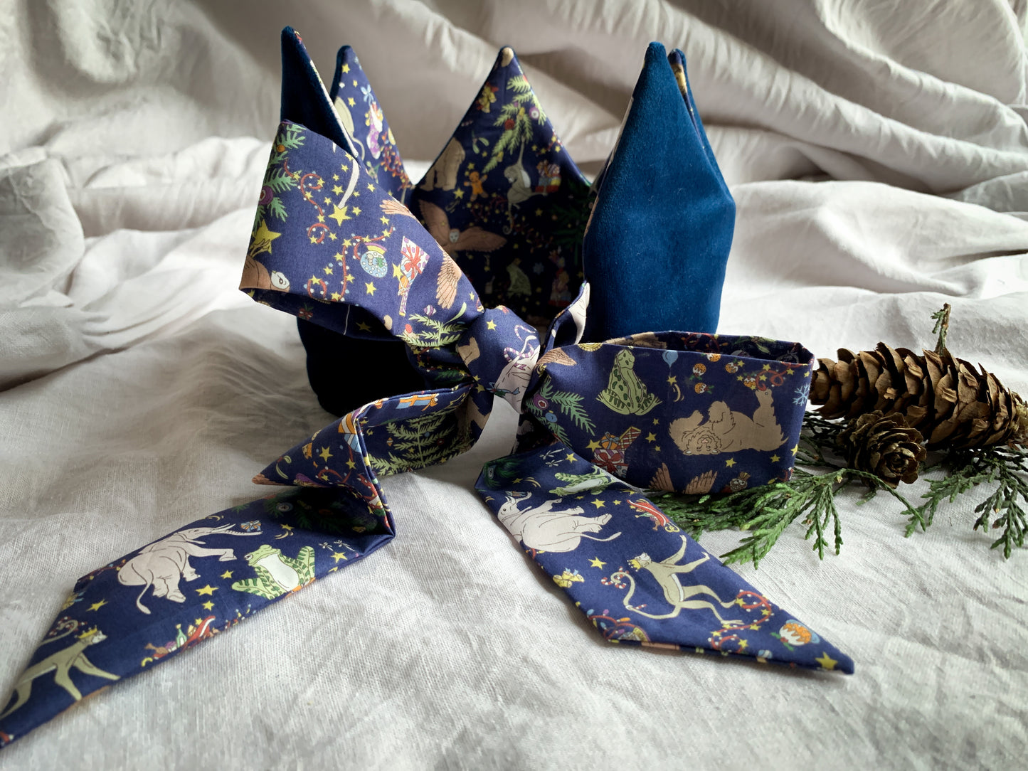 Liberty Christmas Navy Crown
