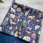Navy Personalised Velvet Christmas Stocking