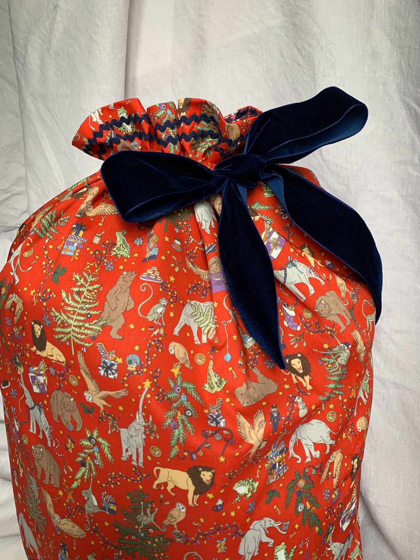 Liberty Christmas Red Gift Sack