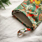Gold Personalised Velvet Christmas Stocking