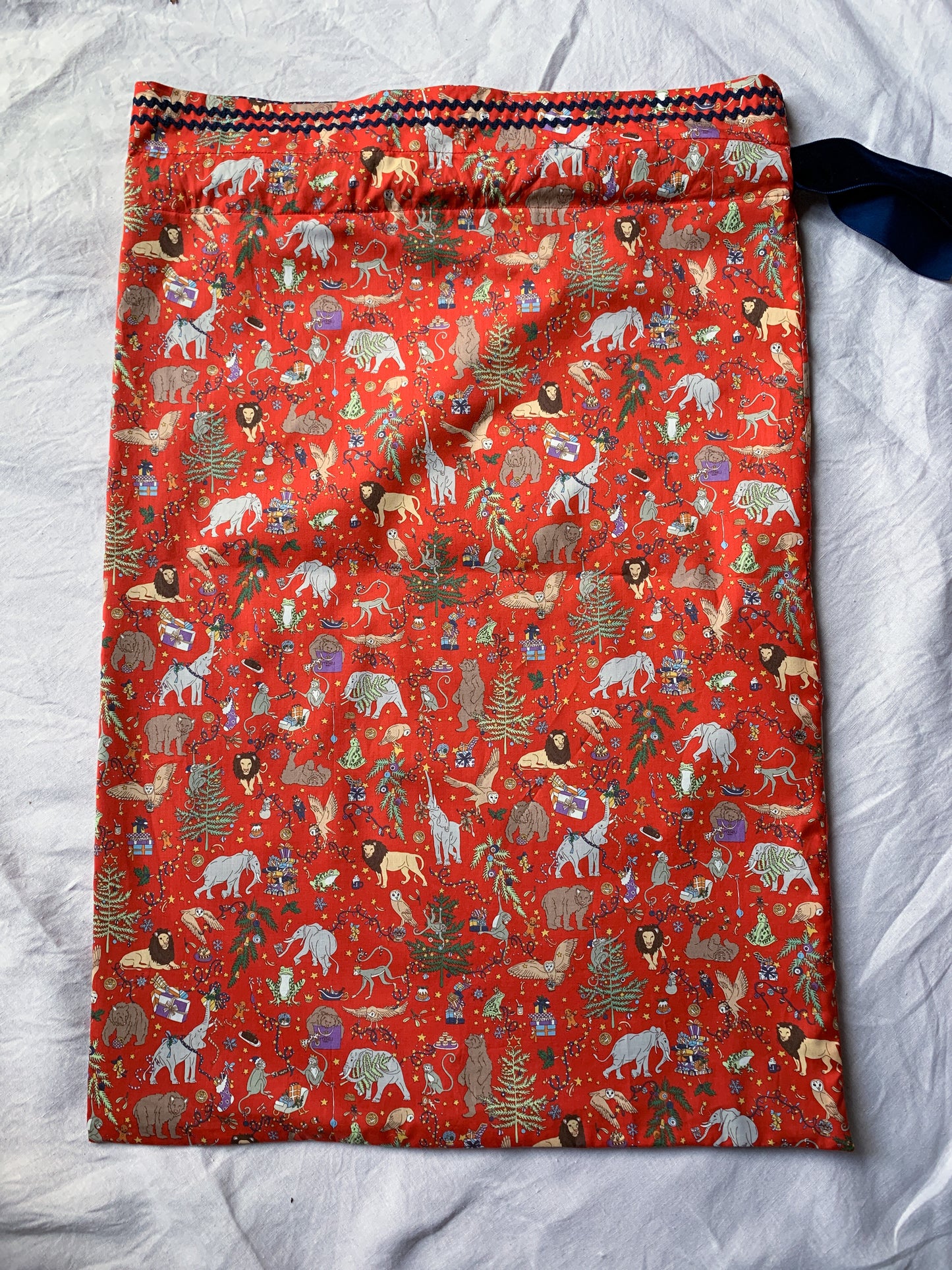 Liberty Christmas Red Gift Sack