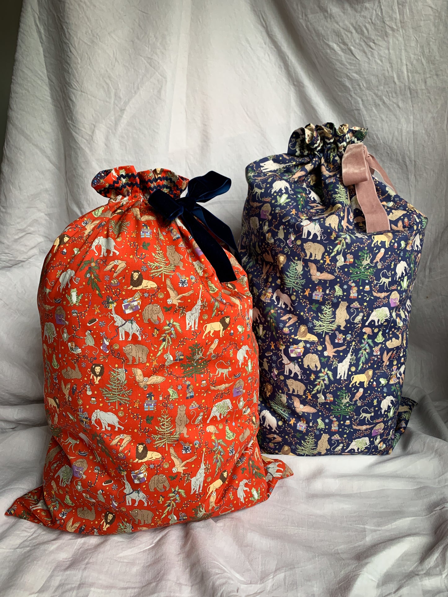 Liberty Christmas Red Gift Sack