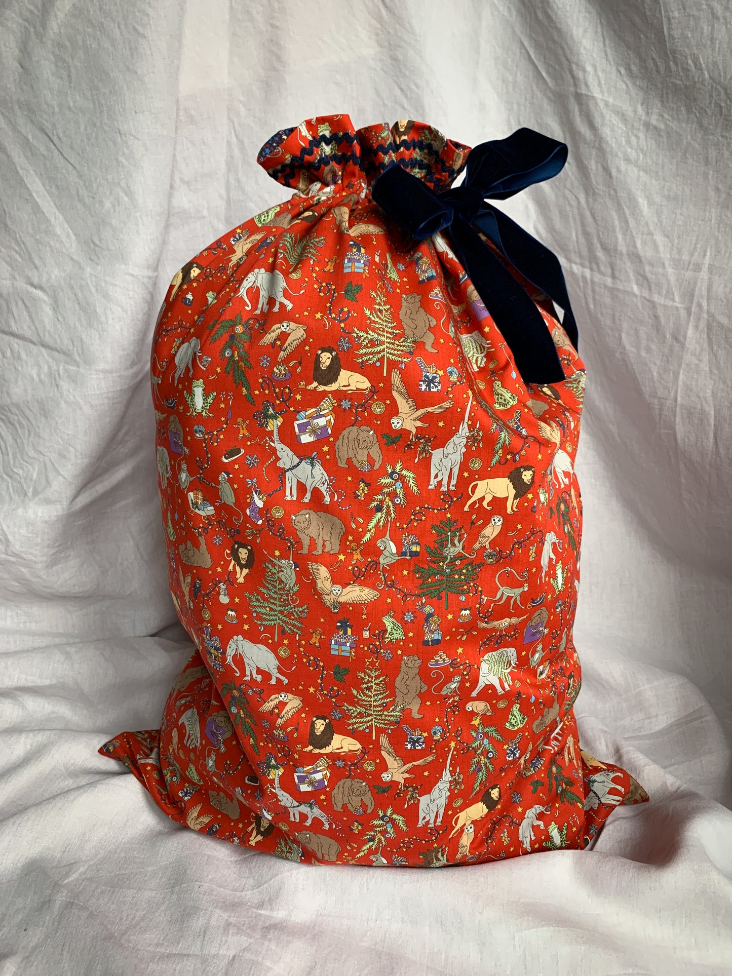 Liberty Christmas Red Gift Sack