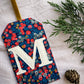 Large Gift Sack Liberty Monogrammed Gift Tag